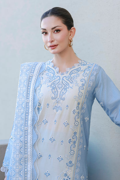 Embroidered Shirt Shalwar Dupatta - 4066