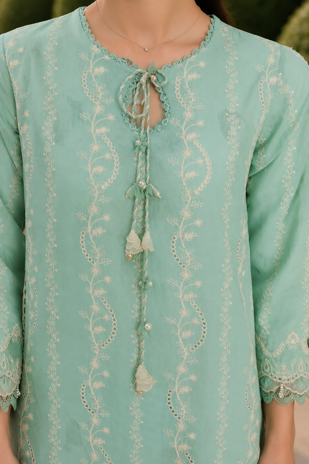 Embroidered Shirt Shalwar Dupatta - 4067