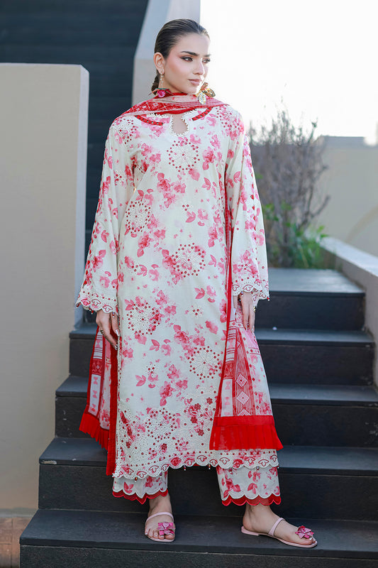 Embroidered Shirt Shalwar Dupatta - 4068