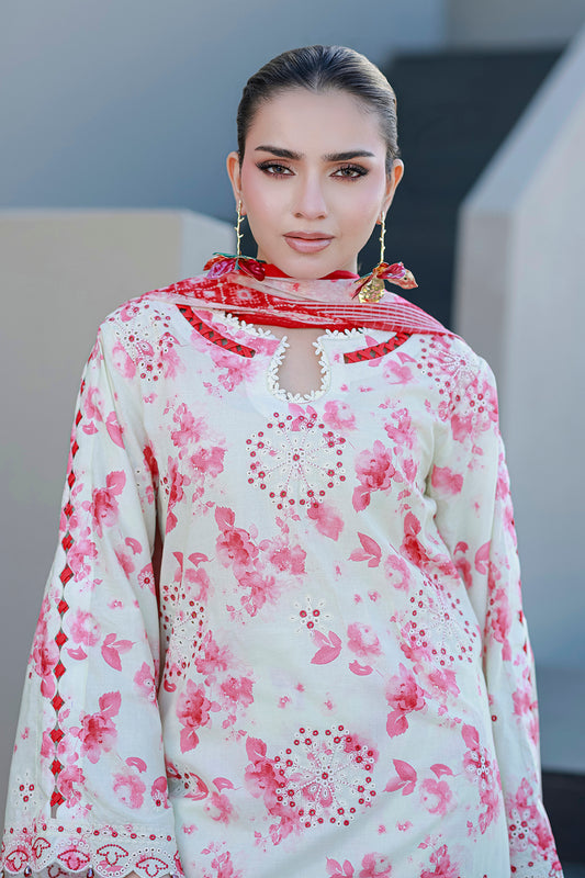 Embroidered Shirt Shalwar Dupatta - 4068