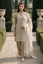Embroidered Shirt Shalwar Dupatta - 4071