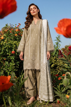 Embroidered Shirt Shalwar Dupatta - 4071