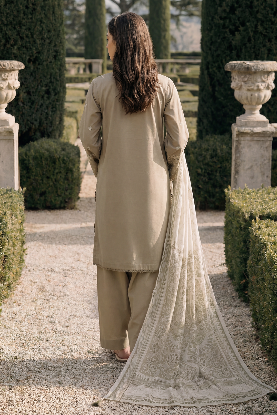 Embroidered Shirt Shalwar Dupatta - 4071