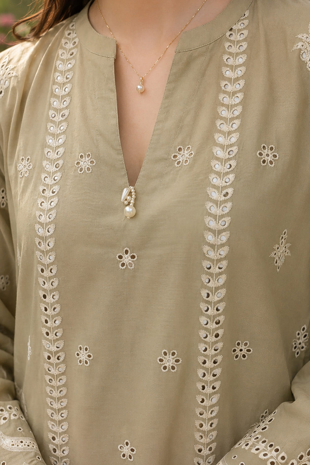 Embroidered Shirt Shalwar Dupatta - 4071
