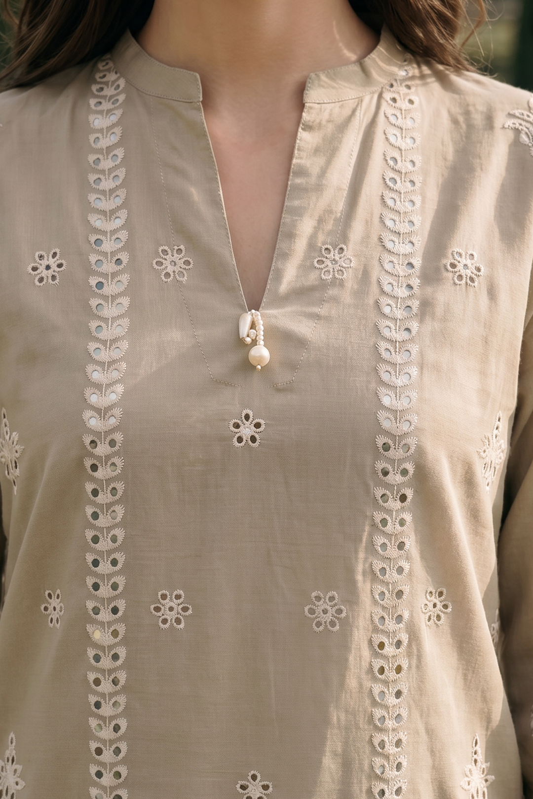 Embroidered Shirt Shalwar Dupatta - 4071