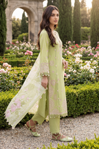 Embroidered Shirt Shalwar Dupatta - 4073