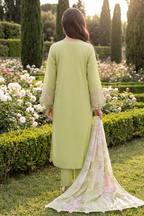 Embroidered Shirt Shalwar Dupatta - 4073