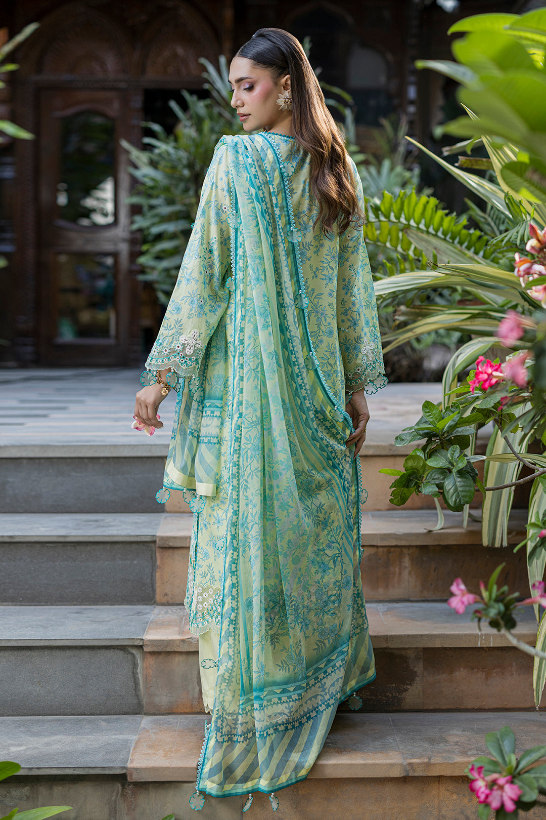 Embroidered Shirt Shalwar Dupatta - 4075