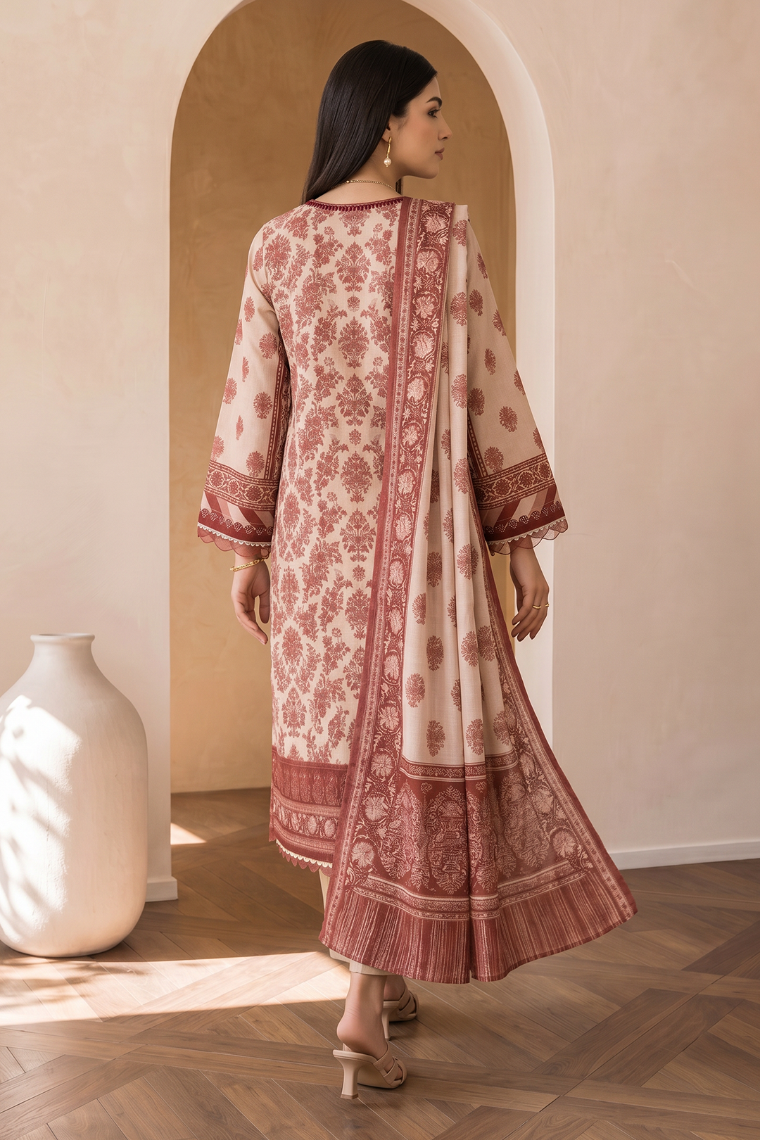 Embroidered Shirt Dupatta - 0013