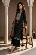 Embroidered Shirt Dupatta - 0014