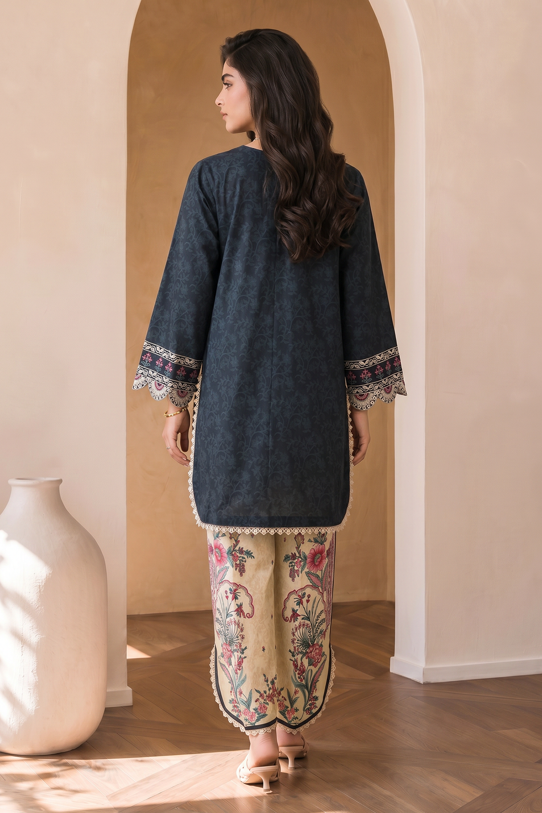 Embroidered Shirt Shalwar - 0015