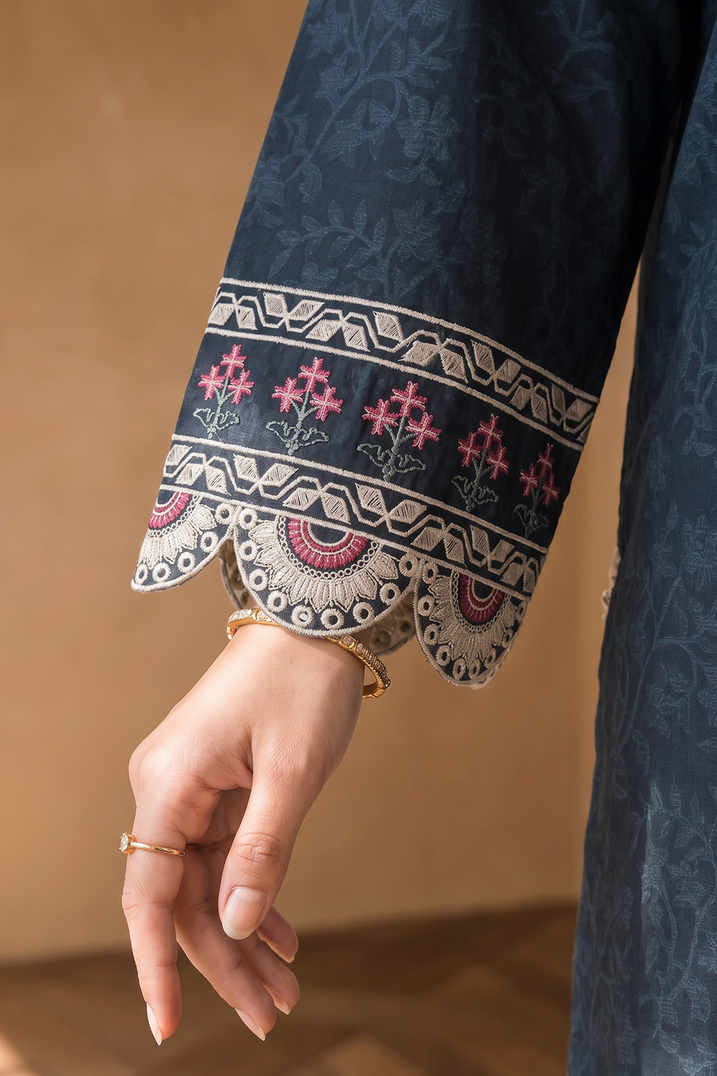 Embroidered Shirt Shalwar - 0015
