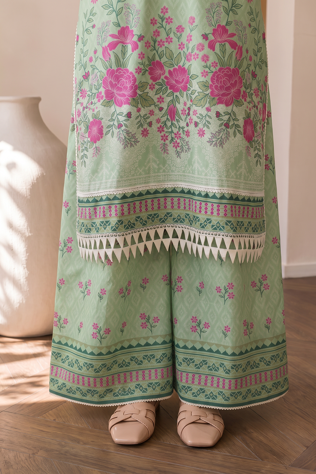 Embroidered Shirt Shalwar - 0016