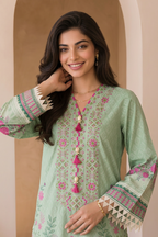 Embroidered Shirt Shalwar - 0016
