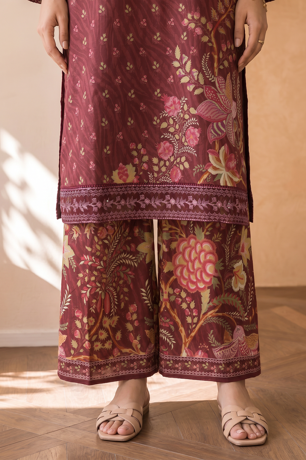 Embroidered Shirt Shalwar - 0018