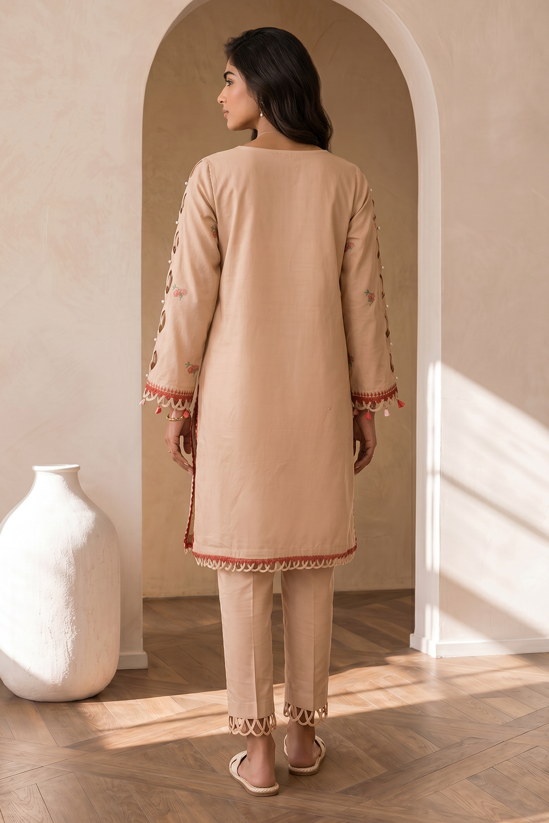 Embroidered Shirt Shalwar - 0019