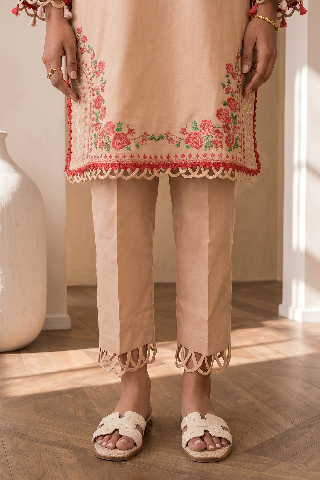Embroidered Shirt Shalwar - 0019