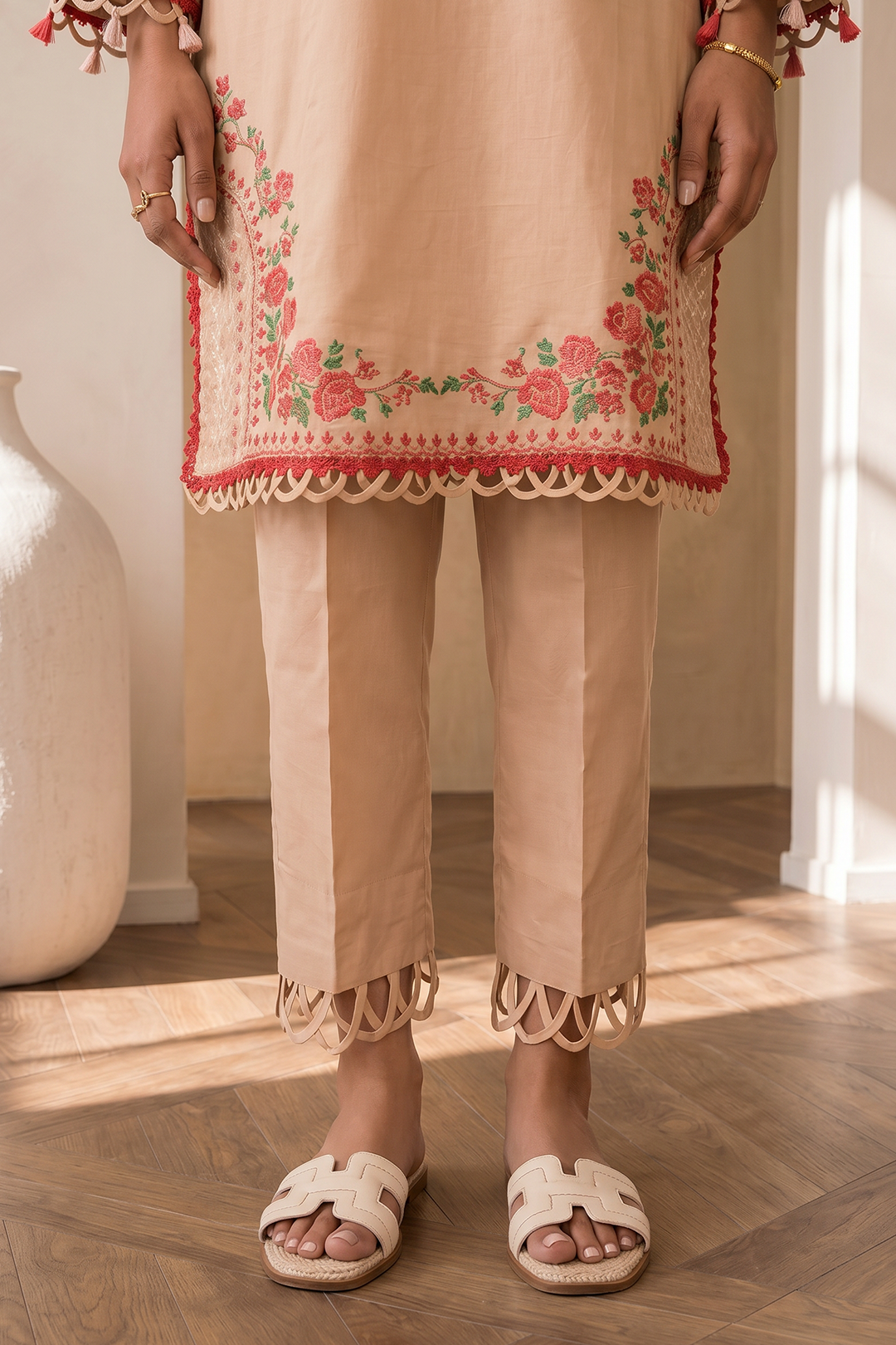 Embroidered Shirt Shalwar - 0019