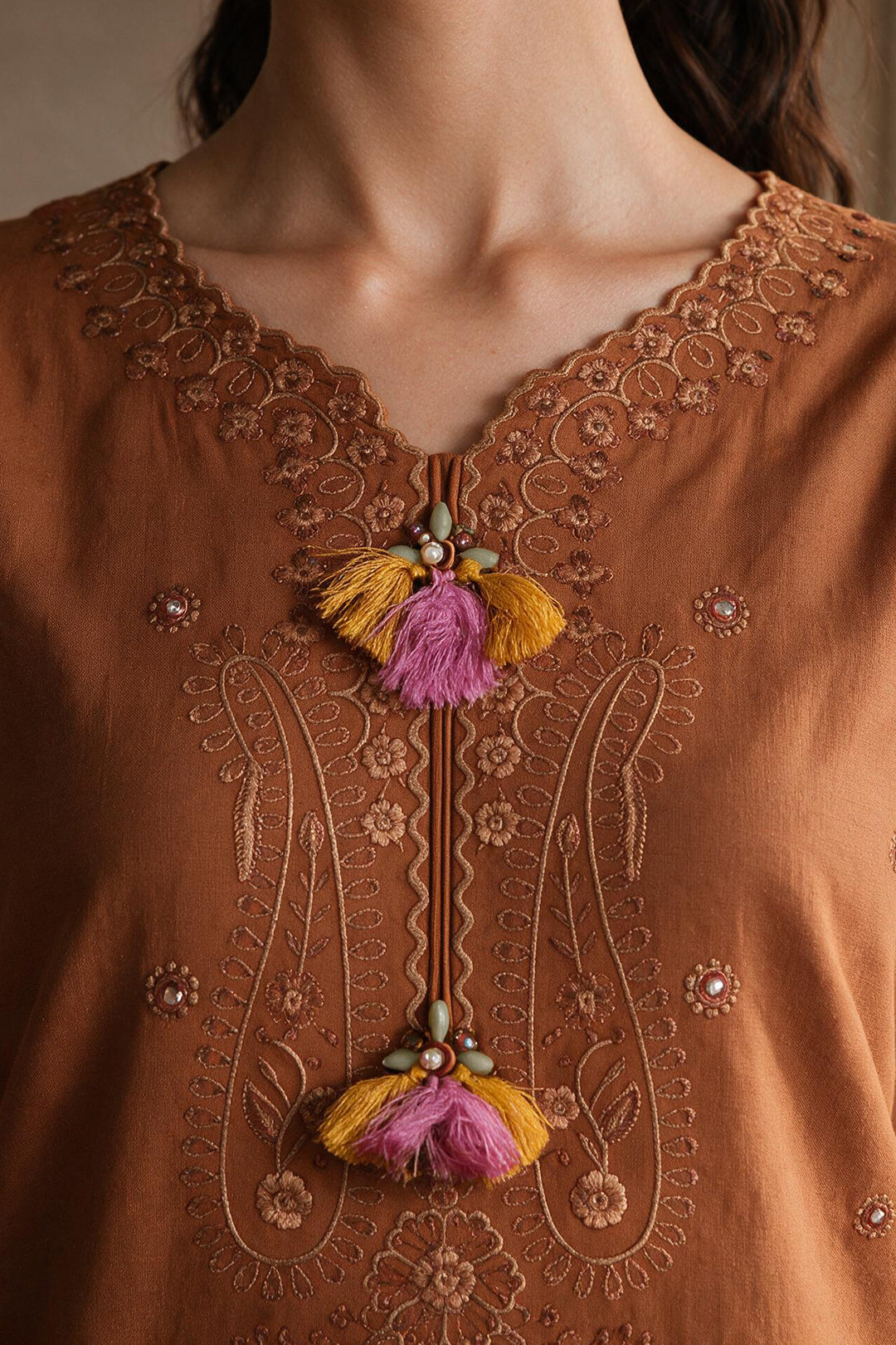 Embroidered Shirt Shalwar - 0020