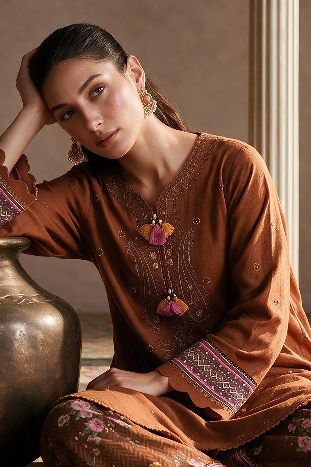 Embroidered Shirt Shalwar - 0020