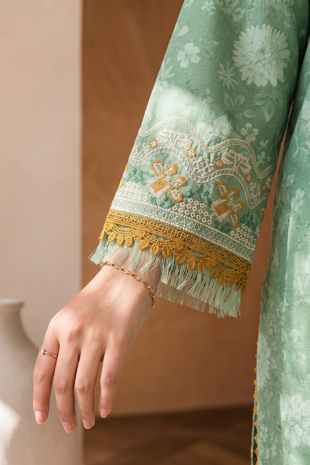 Embroidered Shirt Shalwar Dupatta - 0053