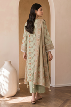 Embroidered Shirt Shalwar Dupatta - 0056