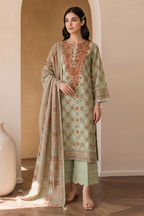 Embroidered Shirt Shalwar Dupatta - 0056