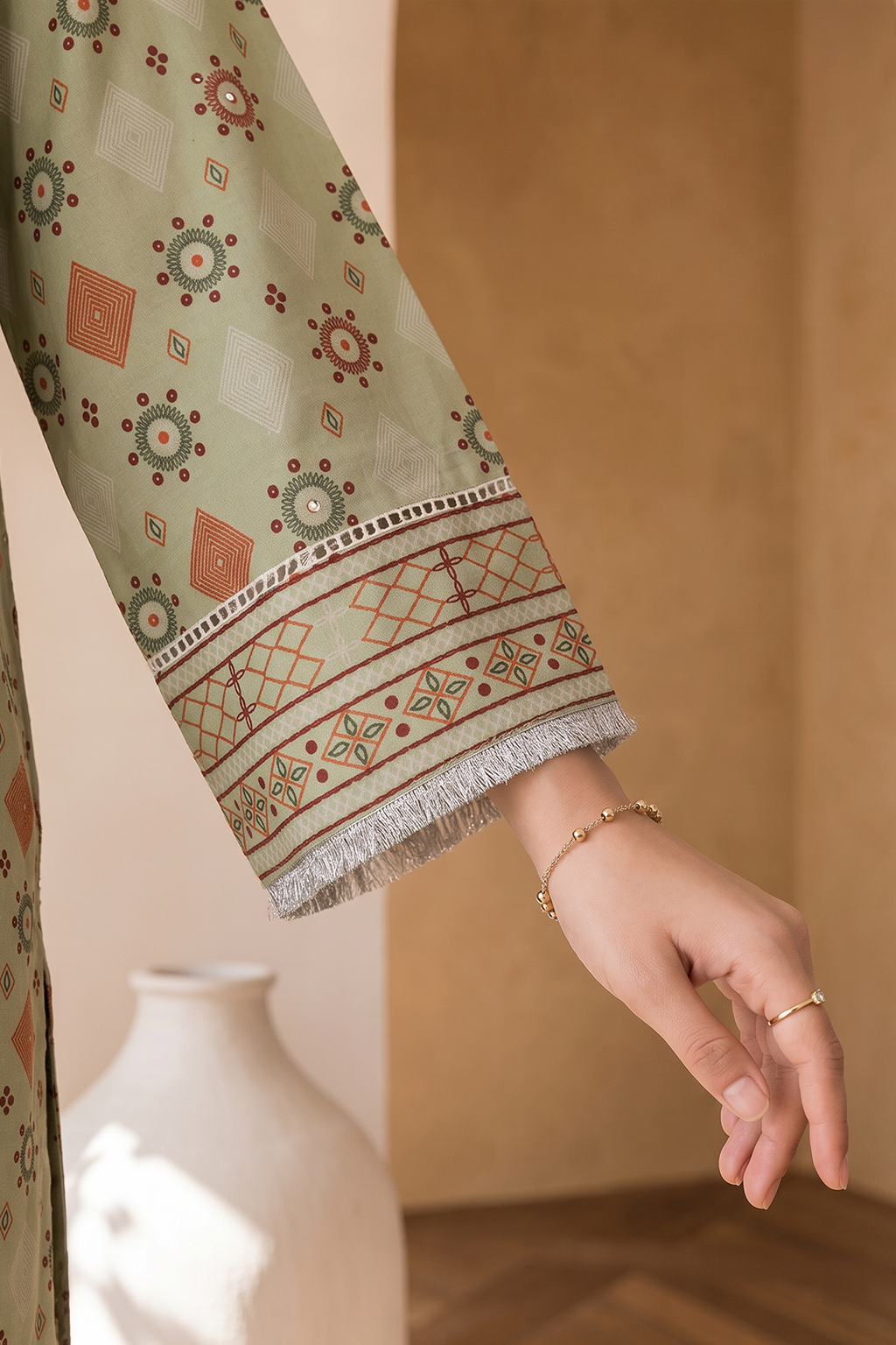 Embroidered Shirt Shalwar Dupatta - 0056