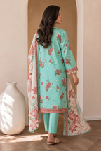 Embroidered Shirt Shalwar Dupatta - 0057
