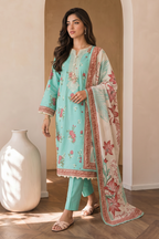 Embroidered Shirt Shalwar Dupatta - 0057