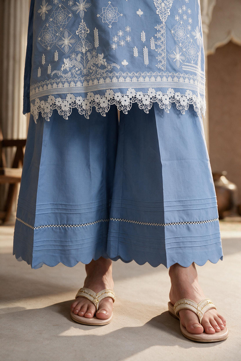 Embroidered Shirt Shalwar Dupatta - 0062