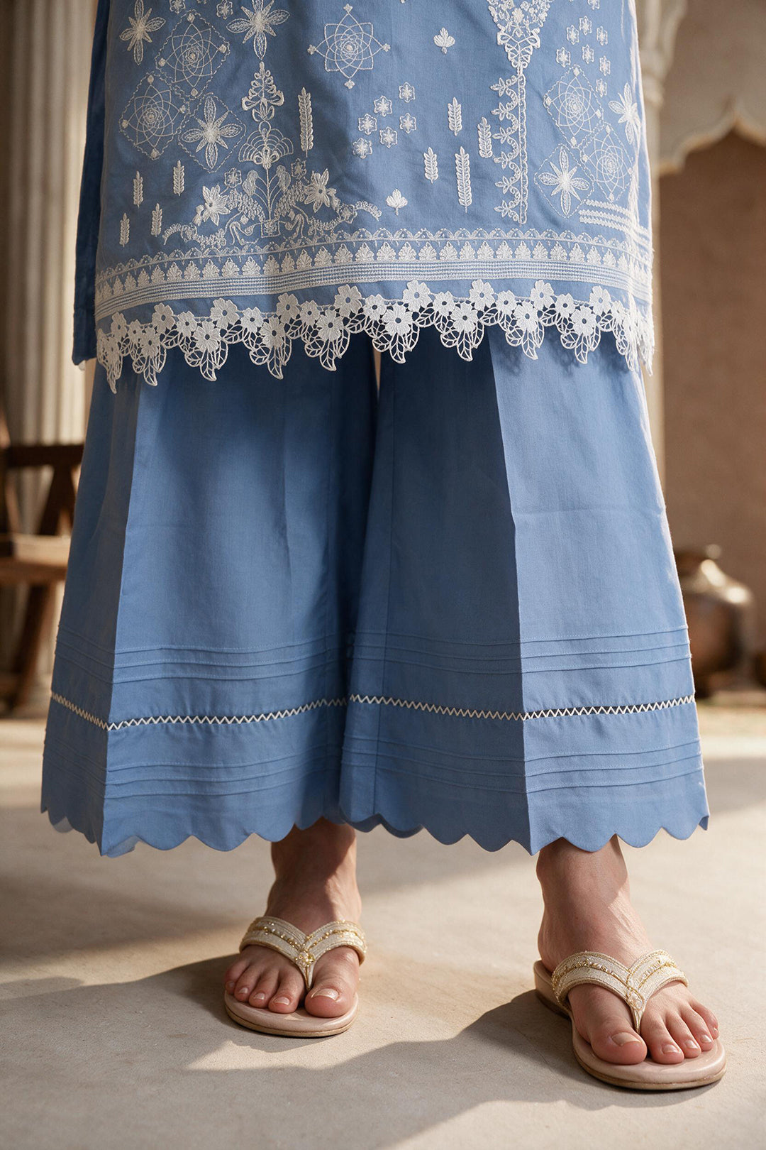 Embroidered Shirt Shalwar Dupatta - 0062