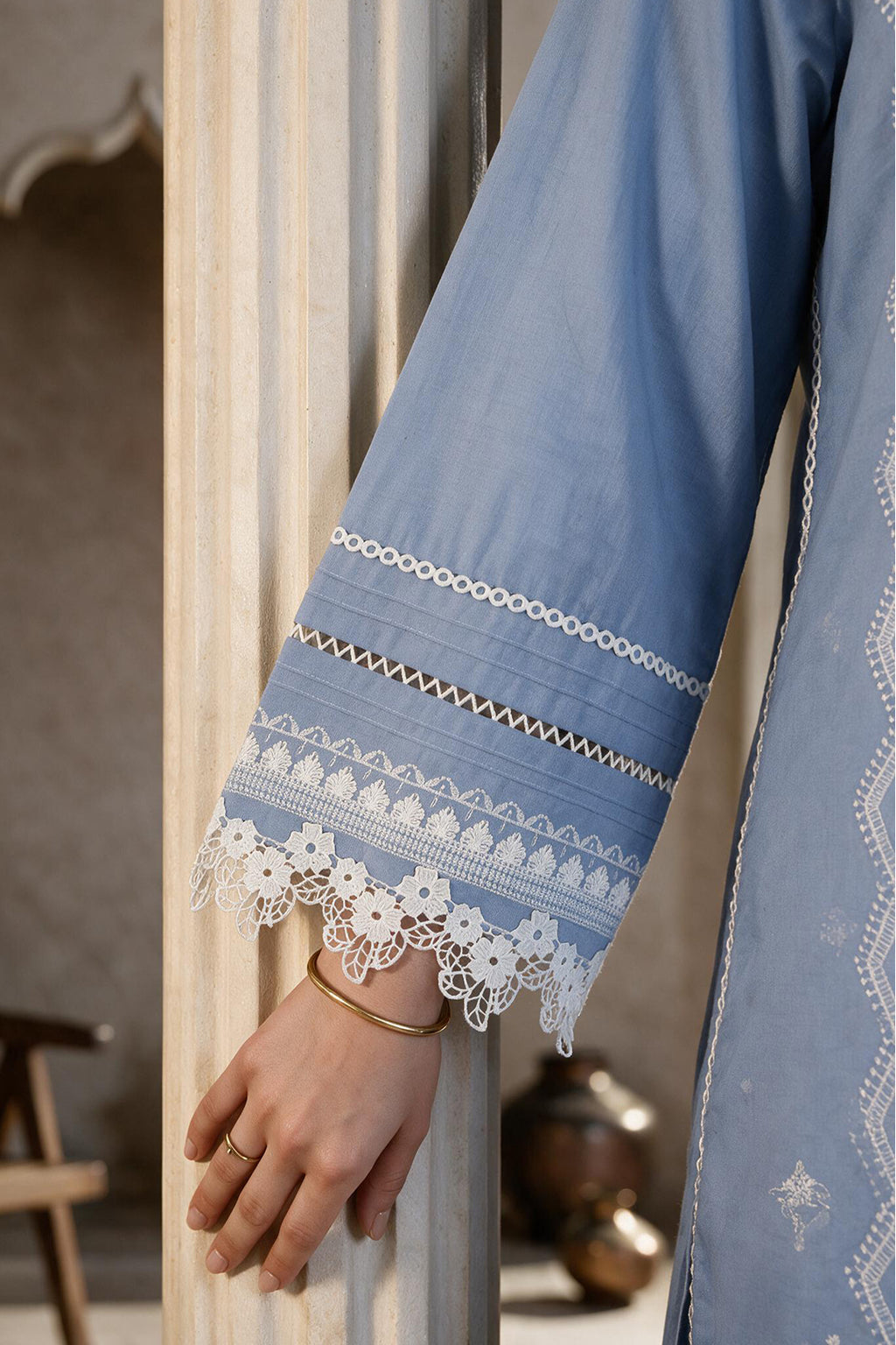 Embroidered Shirt Shalwar Dupatta - 0062