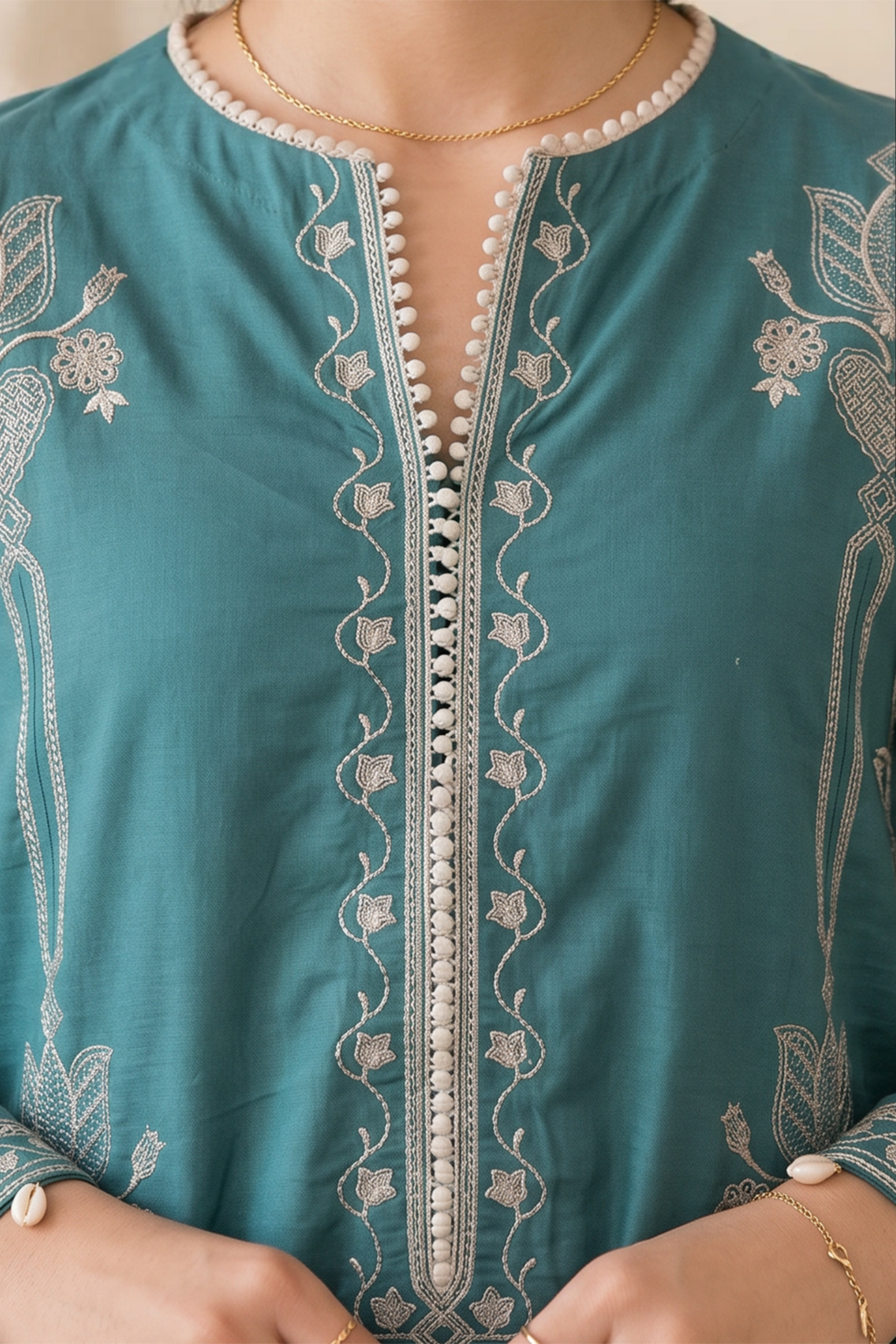 Embroidered Shirt Shalwar Dupatta - 0065