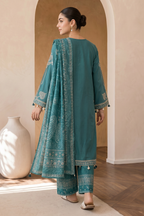 Embroidered Shirt Shalwar Dupatta - 0065