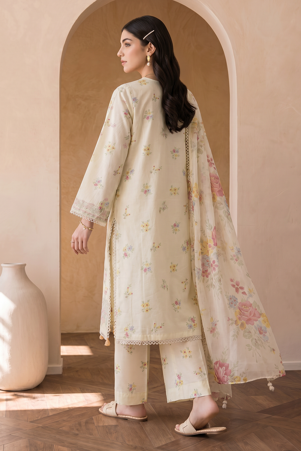 Embroidered Shirt Shalwar Dupatta - 0069