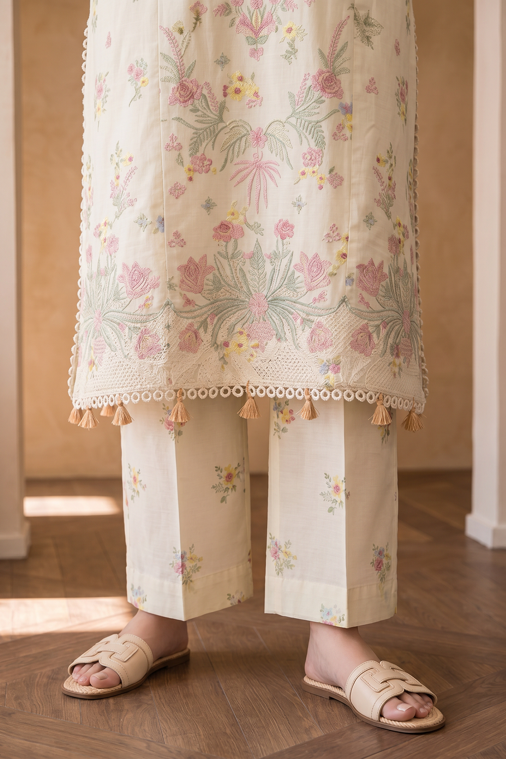 Embroidered Shirt Shalwar Dupatta - 0069
