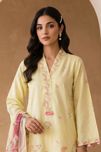 Embroidered Shirt Shalwar Dupatta - 0071
