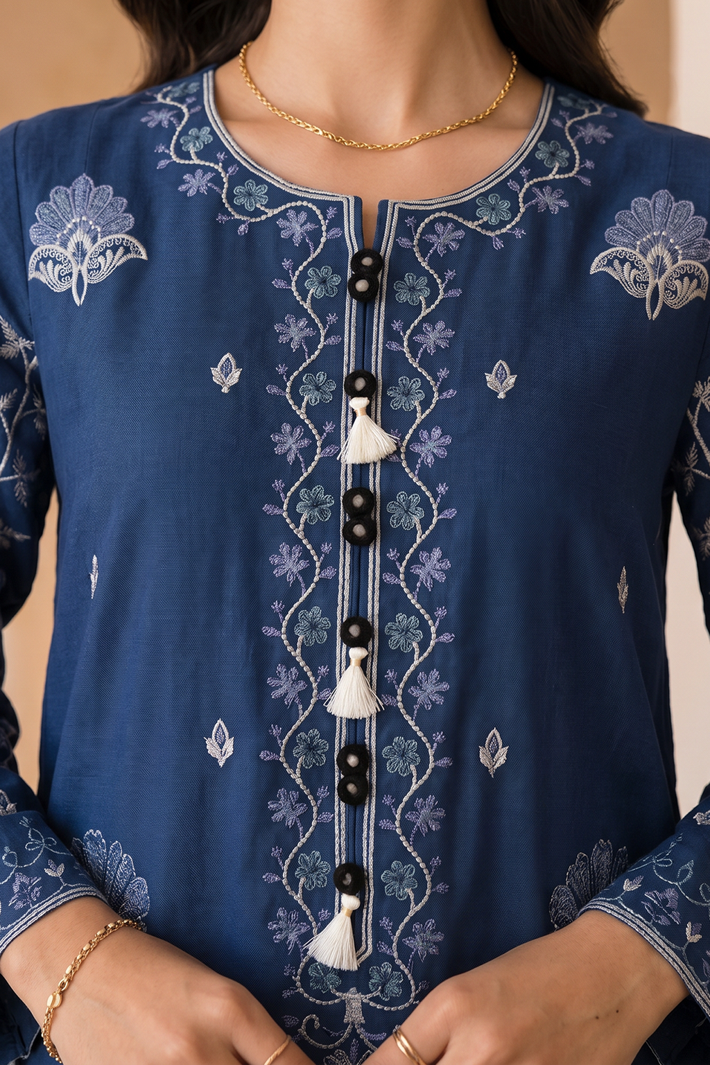 Embroidered Shirt Shalwar Dupatta - 0073