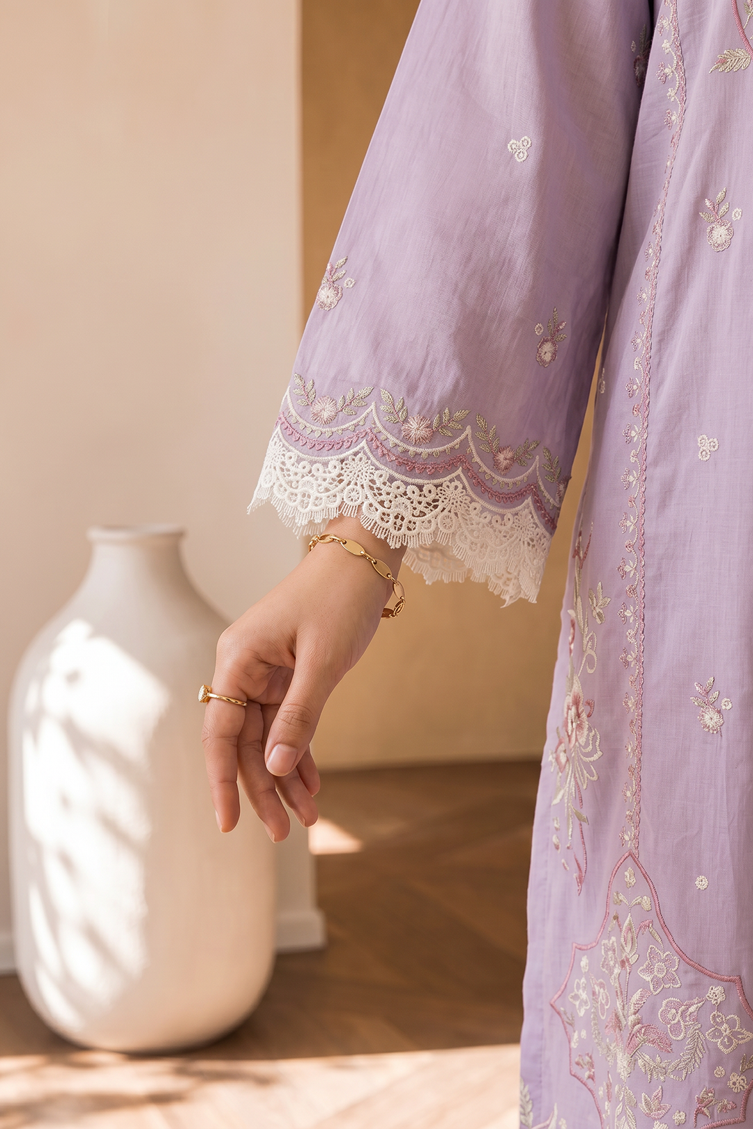 Embroidered Shirt Shalwar Dupatta - 0075