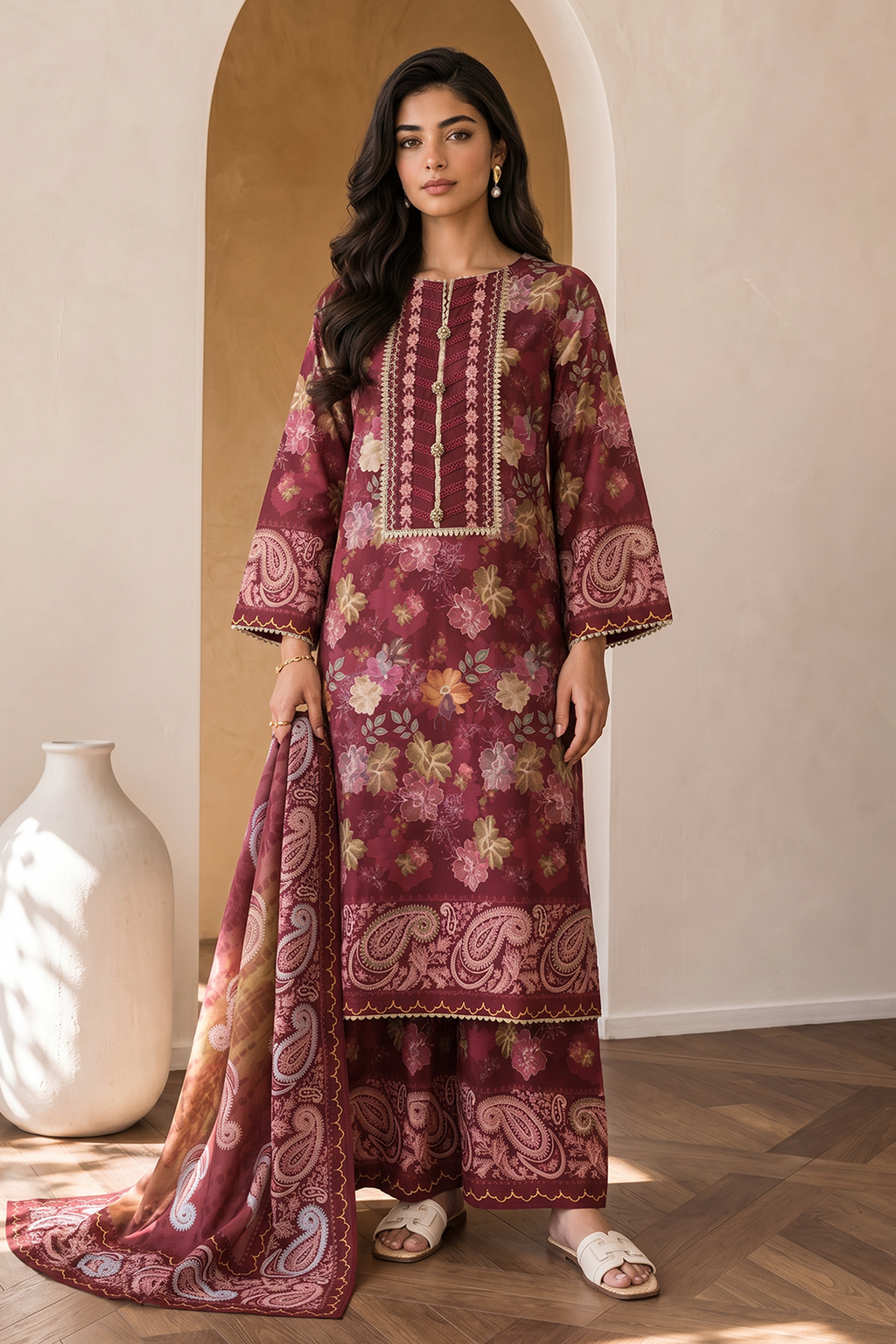 Shirt Shalwar Dupatta - 0047