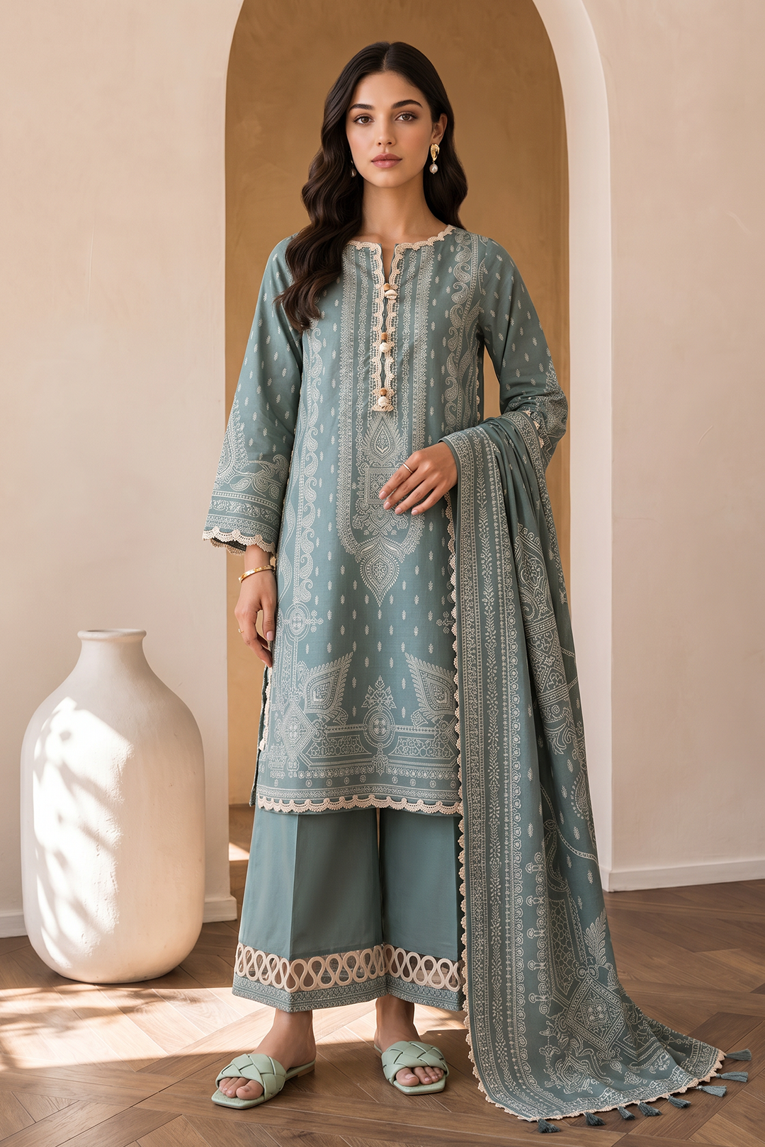Shirt Shalwar Dupatta - 0049