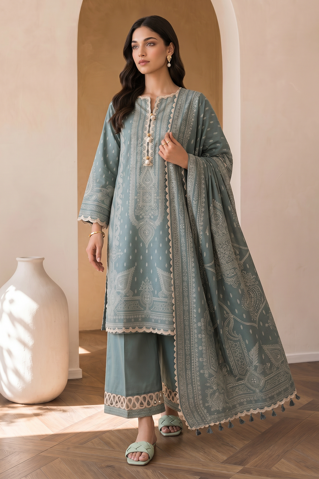 Shirt Shalwar Dupatta - 0049