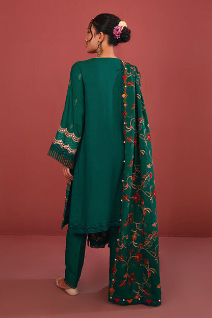 Embroidered Shirt Shalwar Dupatta - 0280