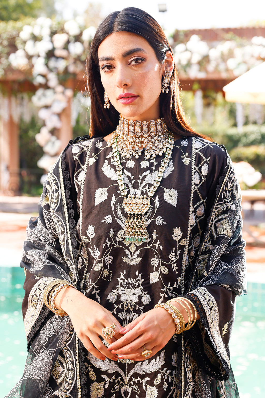 Embroidered Shirt Shalwar Dupatta - 0286