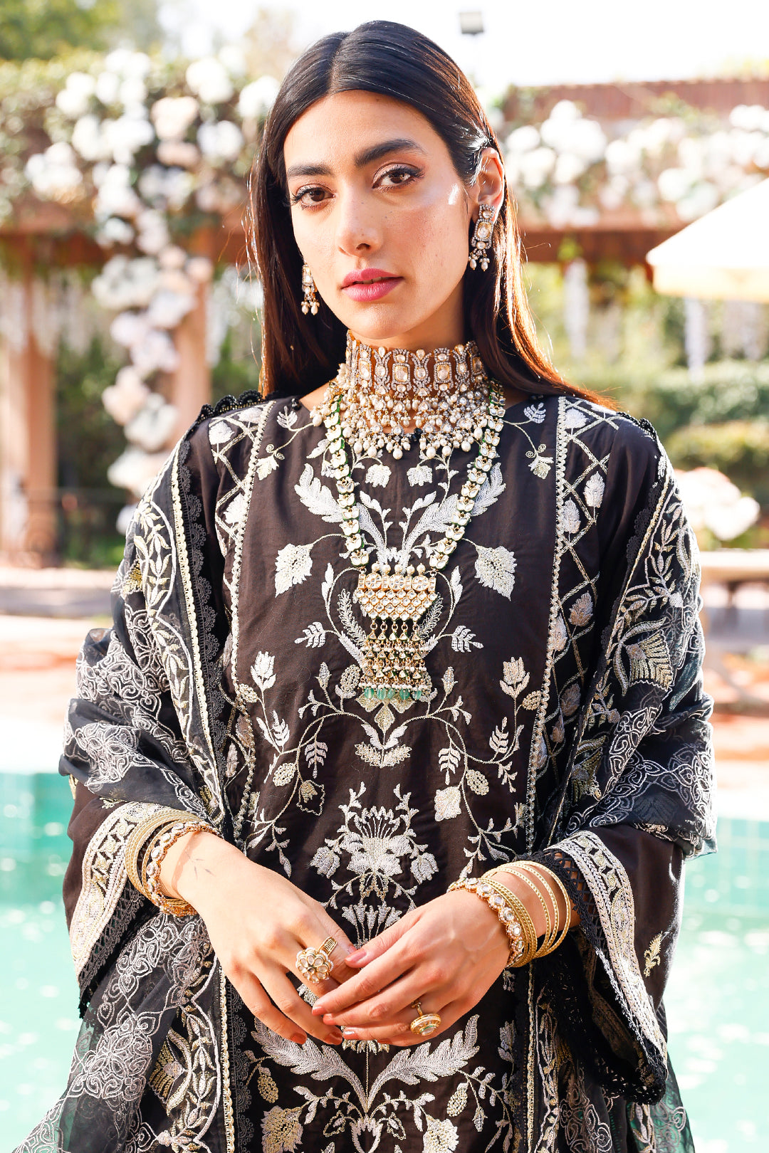 Embroidered Shirt Shalwar Dupatta - 0286
