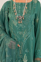 Embroidered Shirt Shalwar Dupatta - 0318