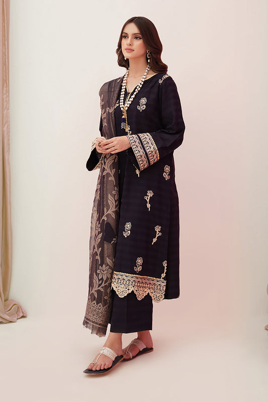 Embroidered Shirt Shalwar Dupatta - 0355