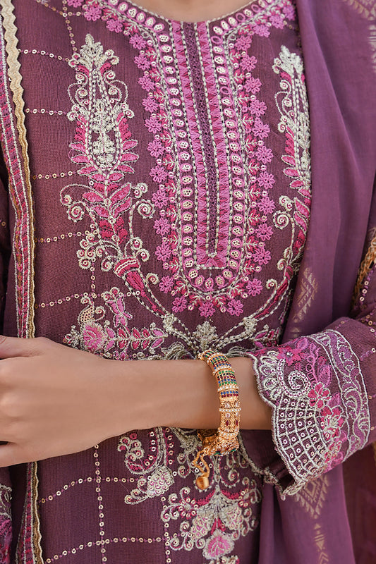 Embroidered Shirt Shalwar Dupatta - 0356