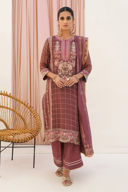 Embroidered Shirt Shalwar Dupatta - 0356